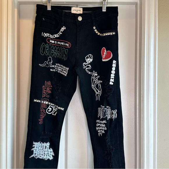 Lifted Anchors Black Jeans - Picture 2 of 7